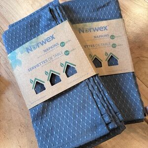 Norwex cloth napkins - graphite - lot of 2